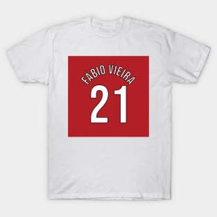 Fabio Vieira 21 Home Kit - 22/23 Season T-Shirt